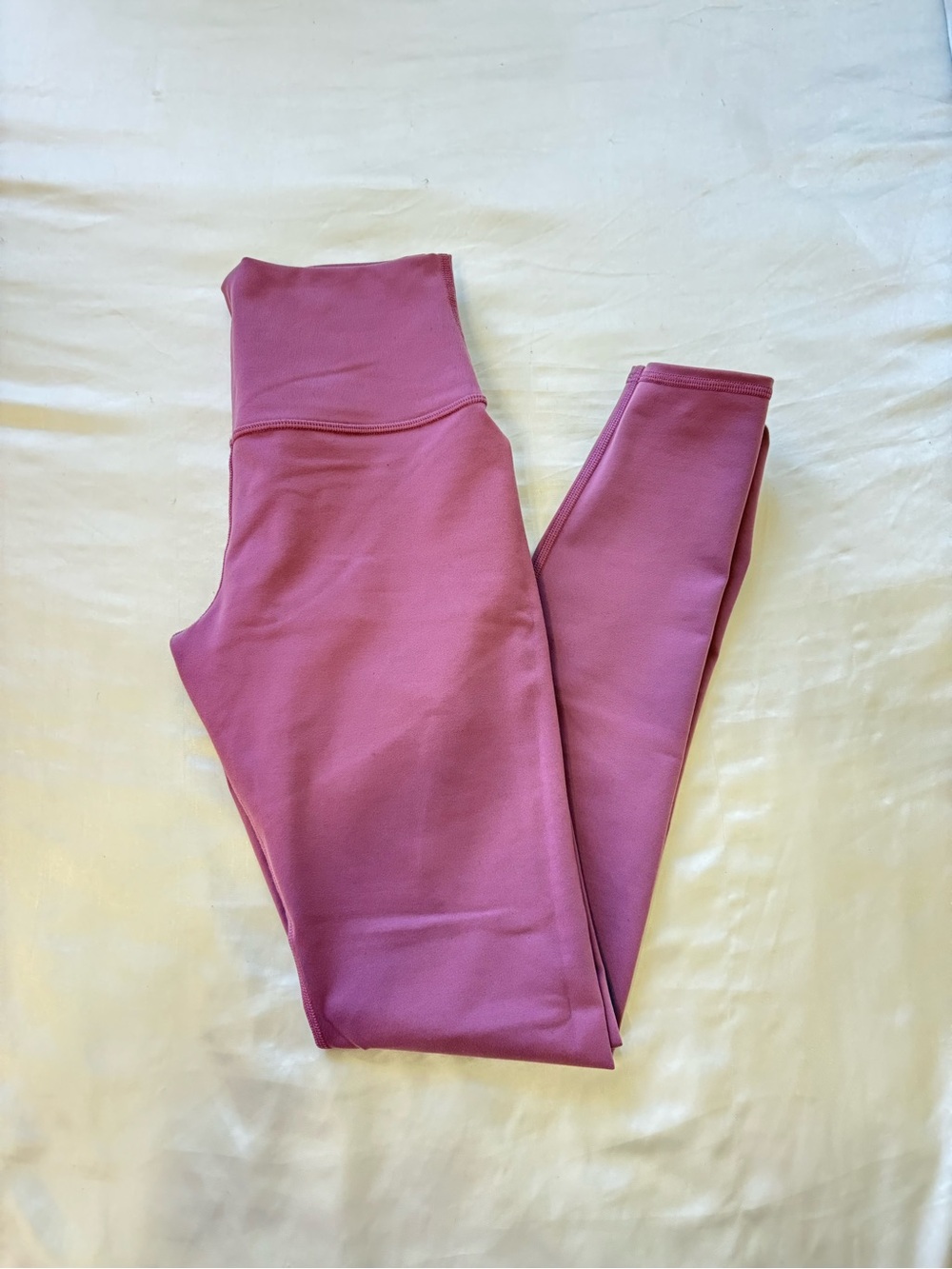 Alo Yoga Soft Mulberry Mauve High-Waist Leggings